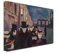 Generico CARTELLA 1 (MUNCH - Sera sul viale Karl Johan, 90X120 CM)