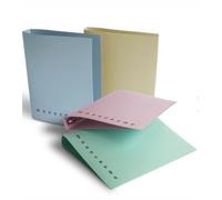 Generico Cartella ad Anelli A4 Monocromo PPL Pastel 4 Fori 27x32 cm 5 Pezzi