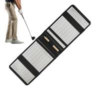 Genérico Cartella di scorecard da Golf | Titolare di Carte di punteggio Realizzato in Pelle PU con Tabella di Distanza | utili da Golf per Esercizio Gamma di Guida in e