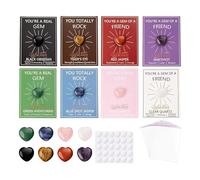 Generico Cartoline Per Lo Scambio Di San - 28 Pezzi Per Feste In Classe E Scolastiche Come Regalino,Carte Di San Con Gemme A Forma Di Cuore,Per Feste di Compleanno Asili Nidi e Centri