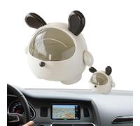 Genérico Cartone Animato Animale Bin - Design Compatto 1,2 L, Supporto Per Rifiuti Di, Coperchio Organizzatore Di Spazzatura, Mini Contenitore Decorativo | Anima