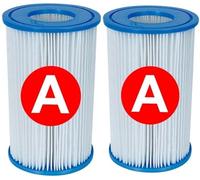 Generico Cartuccia Filtro per Pompa Piscina per Pompa 20 X 10,8 Cm - Tipo A - Inte 29000 - PZ 2