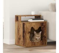 Generico Casa per Gatti Legno Vecchio 42,5 x 40 x 53,5 cm,Articoli per Gatti,Tiragraffi-8000696