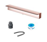 Generico Cascata per Fontana da Piscina per Esterni - Sfioratore d'Acqua da Incasso a Parete per Giochi d'Acqua da Giardino, Parco e laghetto, Ideale per l'arredo del Giardino e l'arredamento Esterno