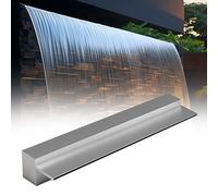 Generico Cascata per Piscina Fuori Terra con Raccordo per Tubi - Fontana da Esterno con Montaggio Incorporato per l'arredo del Paesaggio e del Cortile, Flusso Regolabile per Una Splendida Fontana