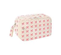 Generico Cascia A - Borsa A | Caso A Penna | Organizzatore Di Cartoleria Estetica Con Cerniera E Scomparti | Pens Schioppati Per Crayon Travel Cosmetic Craft Girls Boys College Classroom Office