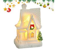 Generico Case di Natale illuminate - Accenti da tavolo a LED Village | Decorazione stagionale per mensole, finestra, appartamento, festa invernale per feste inverno per le vacanze