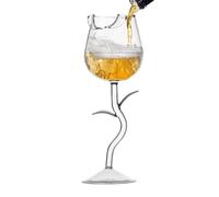 Genérico Case di vino in rosa: aggiungi un tocco unico alla tua fioritura sul tavolo da tavolo resistente al calore dei bicchieri di champagne: bicchieri da vino eleganti forniture per bevande,