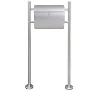 Generico Casetta della Posta con Supporto in Acciaio Inox,Cassette postali-271745