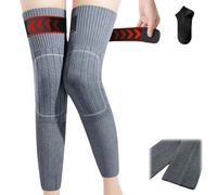 Generico Cashmere Over-The-Knee Warm Socks,Cashmere Warm Knee Pads,Extra Long Unisex Winter Thermal Anti Slip Warmers Leg Sleeves