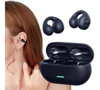 Generico Casque à osseuse, Casque à sans fil, Écouteurs de sport sans fil à réutilisables, pour le camping, le cyclisme, les entraînements, la course à pied, la conduite