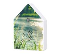 Generico Cassa Sonora del cinguettio degli - Dispositivo Musicale a Rumore Bianco con Timer e sensore di Movimento | Carillon Rilassante per Il Canto degli, per casa, Giardino, Camera da,