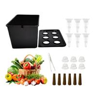 Generico Cassetta Per La Coltivazione - Set Completo Per Il Giardinaggio Domestico,Kit Per La Piantagione E Semina Da Interno | Per Verdure Frutta Lattuga Balcone Parterre Hotel Appartamento
