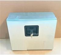 Generico CASSETTA PORTA ATTREZZI ZINCATA PIAGGIO PORTER CAMION FURGONI 60X30X18.5 CM