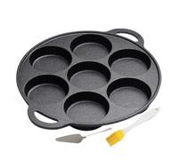 Generico Cast Iron Pancake Pan 7-hole Nonstick Cooking Tool Egg Frying