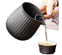 Generico Cast Iron Tea Pot - Cast Iron Teapot 600ml | Teapot Warmer, Boiling Water Brewing Loose Leaf Tea Coffe With Handle For Camping, Travel, Teas Kettle CastIron Kitchen