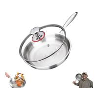 Generico Casten - Co Titanium Pans, 2026 Upgrade Casten-Co Titaniums Hammered Pan, Lasts a Lifetime, Non Coated Non Stick Pure Titanium Frying Pan, Perfect for Every Cooktop (11.02in)