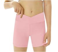 Generico Casual Bermuda Per Bambina,estivi comodi pantaloni corti Pantaloncini da Ciclista Shorts Adatti estivi la scuola Streetwear Leggings Bambina Atletici Leggeri Spiaggia Attivi bambini 2-11 anni