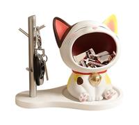 Generico Cat Candy Dish - Resin Cat Statue Charm Figurine, Trinket Bowl, Decorative Home Accent Ornament, Cute Desk Accessory | Resin Cats Dish For Entryway Table Home Living Rooms