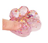 Generico Cat Claw Sensory Toy - Safe Material 7cm X 6.5cm, Squeeze Cat Paws, High Resilience | Stress Relief Toy, Pinch Family, Soft Texture For Cats, Kittens, Adult Pets, Kids, Home Play