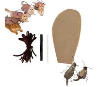 Generico Cat Cockroach Clothing DIY Kit, Funny Cat Costume Accessories,Kitten Costume Accessories with Roach Wings and Antenna, for Pet Lovers Gift (2 Set)