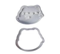 Generico Cat Cookie Dessert Mold, Cute Embossing Cutter, Halloween Kitten, Fondant Stamp, Chocolate Shaper, Cheese Press, Dough Tool, Animal Pattern, Baking Accessory, Pastry Stencil, Creative