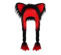 Generico Cat Ears Plush Hat, Soft Cosplay Costume Party Head Accessories,Cat Ears Headwear Plush Warm Hat,for Adults Women Children Kids Friends, 60x37cm