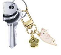 Generico Cat Keychain - Cute Kitten Keyring, Cat Lovers Keyring, Good Friend Birthday | Keychain For Cats Lovers, Women, Pets, Bag, Purse, Backpack, Gift, Jewelry, Daily Use, Accessories