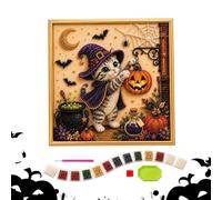 Generico Cat Pearl Art Kit - 20cm 3D Pumpkin Craft Set