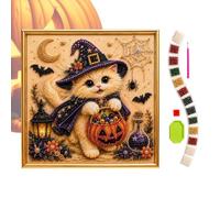 Generico Cat Pearl Art Kit - 20cm 3D Pumpkin Craft Set