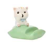Generico Cat Phone Holder, Cute Cell Stand, Lazy Resin Ornament, Hands Free Cradle Design, Anti Slip Base, Desktop Display Piece, workplace Truck Use, Functional Gift Idea, Desk Workplace Decor