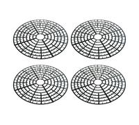 Generico Cat Proof Plant Pot Cover Set of 4 | PP, 30x30x2.5cm | Soil Protector for Indoor Plants | Cuttable Mesh Barrier To Keep Pets out of Flower Pots