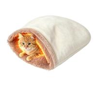 Generico Cat Sleeping Bag Plush Covered Cat Bed Washable Foldable Pet Cave