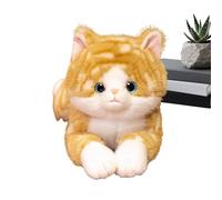Generico Cat Stuffed Animal - 50cm Realistic Lying Pose Plush Kitten | 19.6in Toy Doll Cushion | For Kids Girls Birthday Adult Stess Relief Bedroom Workplace Travel Car Interior