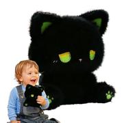 Generico Cat Stuffed Animal, Kitten Plush Pillow, Soft Skin Friendly Decor, Interactive Design, Throw Cushion for Living Room, Bedroom, Dining Table, Home, 3.94x3.94x5.91 Inches