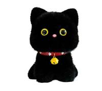 Generico Cat Stuffed Animals, Plush Cartoon Kitten Figures with Bell Design, Soft Plush Cats for Kids, Girls, Boys, Adults, Pet Lovers, Christmas, Birthday, Easter, Home Decor