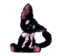 Generico Cat Stuffed Animals, Portable Decorative Plush, 35cm, Black Cat Plush Pillow, kitten Stuffed Animals, Delicate Soft Touch, for Kids & Girls