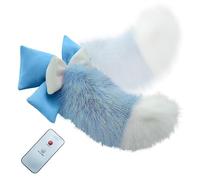 Generico Cat Tail For Car - Wireless Remote Control Self-Adhesive Wagging Decor, Playful Auto Tail Accessory, Interactive Vehicle, Quirky Automotive Ornament | Fun Attachment For Bumper Trunk