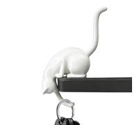 Generico Cat Wall Key Holder - Funny Decorative Hook Organizer for Entryway Storage | Resin Hanging Rack with Multi Purpose Hooks, Cartoon Wall Mounted, Cute Walls Accessory for Bags Jewelry Hats