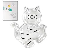 Generico Cat Whisker Storage Case - Kitten Shaped Commemorative Organizer | Pet Whisker Storage Keepsake Case - for School Dorm Commuting Apartment Boyfriend Girlfriend Friends Teens
