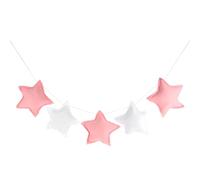 Generico Catena di Stelle in Stoffa per Decorazioni Cameretta e Ambienti Casalinghi, Stile Rustico e Funzionale