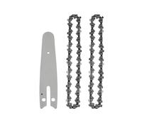 Generico Catena for Motosega Universale Mini Passo 1/4" Calibro .043" 28/37/48 DL Piastra Guida for Catena for elettrica Lama for Sega da 4/6/8 Pollici potatura(4 inch Set 1)