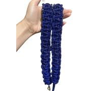 Generico Catena per Borsa Glitter Diamond Fashion Bag Strap PVC Rhinestones Rope Woven Handmade Shoulder Bling Shiny Belt Parts&Accessories(Dark Blue 3.5x110cm)