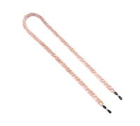 Generico Catena per Occhiali Anti-Caduta in plastica acrilica Multicolore Color Caramella per Coppie, Mascherina comunemente usata(Nude Pink)