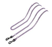 Generico Catena per Occhiali in Metallo Spesso - Corda Anti-Perdita per Appendere Occhiali e Occhiali da Sole(Purple)