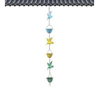 Generico Catene della Pioggia per Grondaie,Decorazione per Patio con e | Catene d'Acqua Decorative | per Cortile Patio Terrazza Portico Balcone Grondaie Ingresso Principale Cottage Fattoria