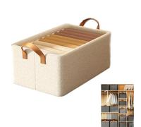 Generico Cation Multi-functional Folding Wardrobe, Multi-Functional Folding Wardrobes, Large Ultra Space Clothes Drawer Organizer Closet, Underwear Organizers for Drawer (khaki,1Pcs)