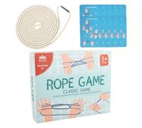 Genérico Cats Cradle String - Finger String Game | Hand Braid Interactive Rope Toy | Elastic Finger Hand Cotton RopeString Game for Home, School, Outdoor | Cat'S Cradle Drum PickString