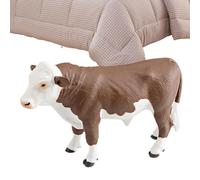 Generico Cattle Figure Animal Toy | Realistic For Garden Miniatures,cattle Figurines Collection Model, Birthday Goodie Bag Fillers Cake Decorations