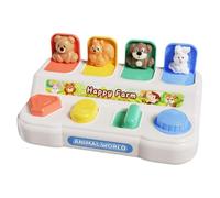 Generico Cause and Effect Toys for Kids, Color Sorting Animal Toys